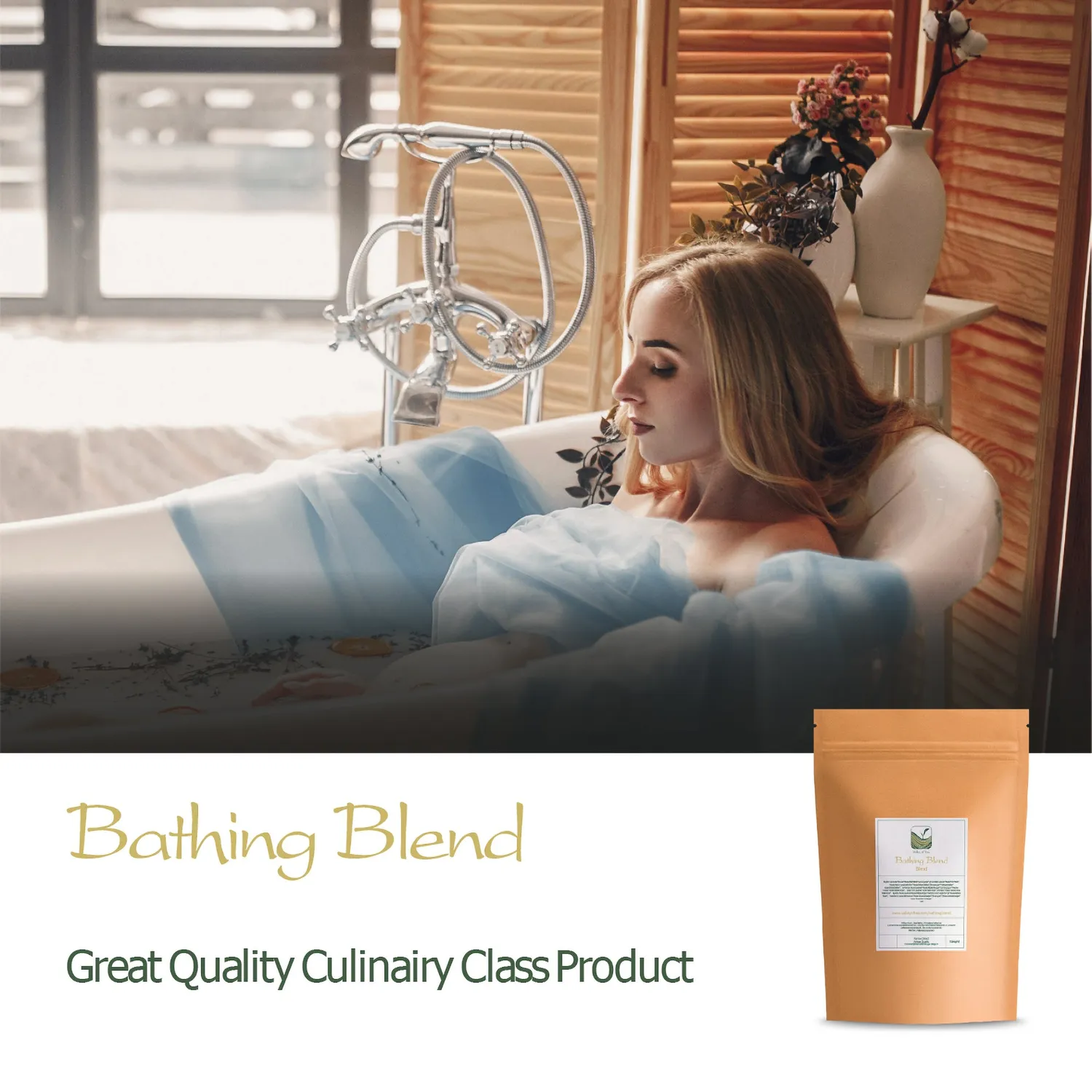 Valley of Tea Badblandning potpurri 100g lavendel