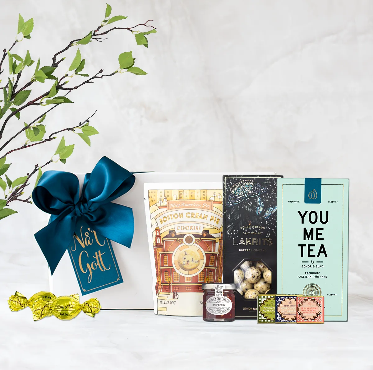 Bönor & Blad Signature Gift Small presentask te kakor 7 sorter