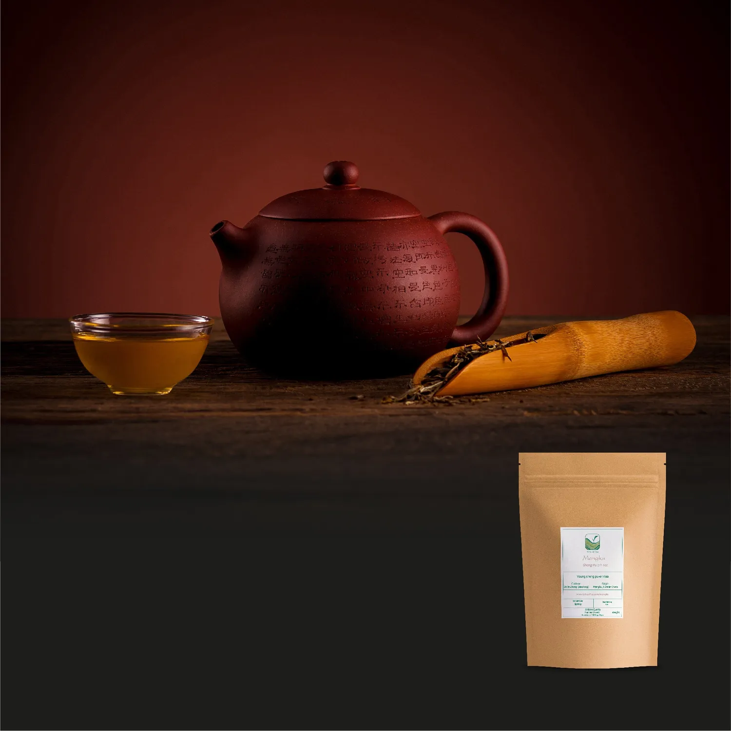 Valley of Tea Mengku pu-erhte 100g jordig sheng