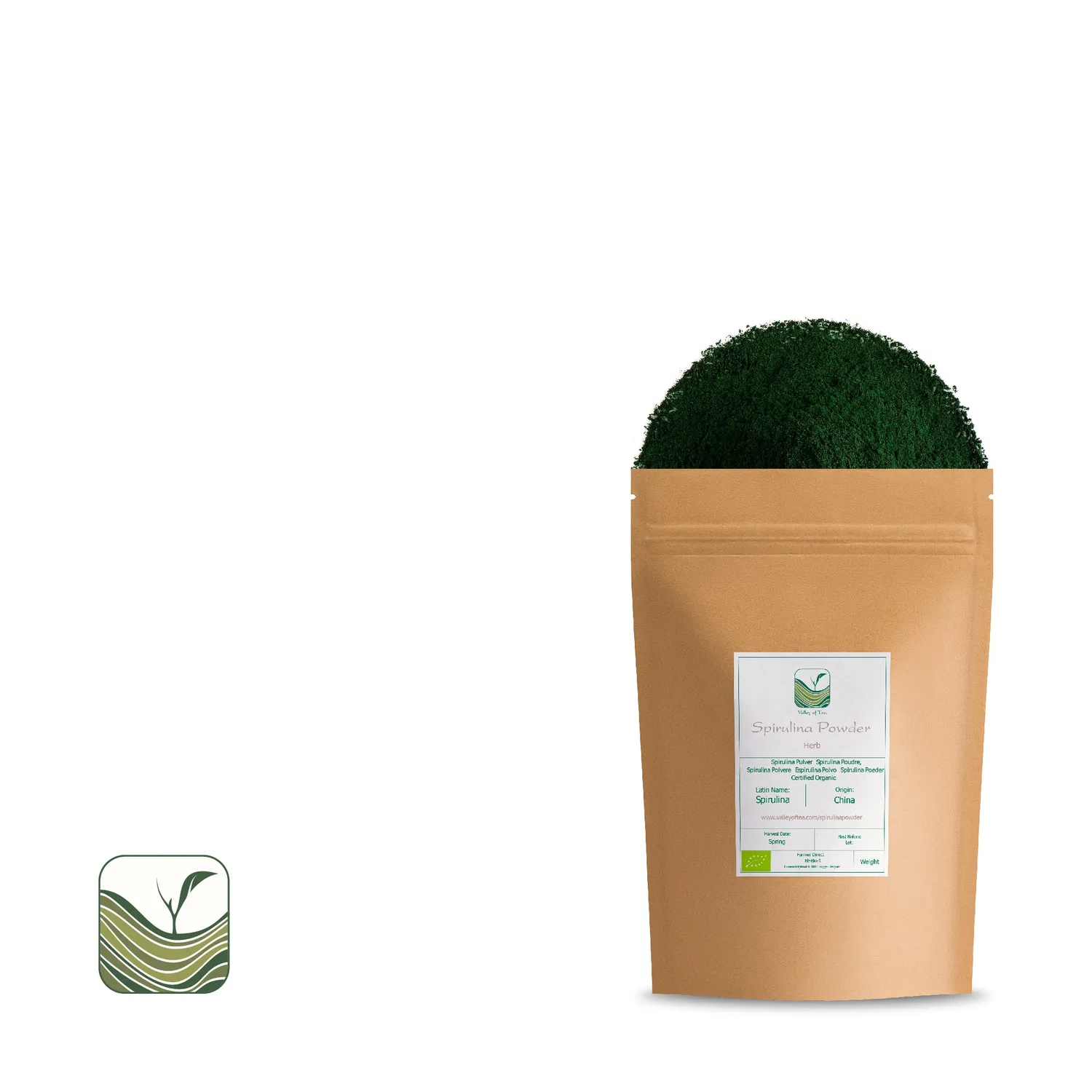 Valley of Tea Spirulina pulver 200g ekologiskt