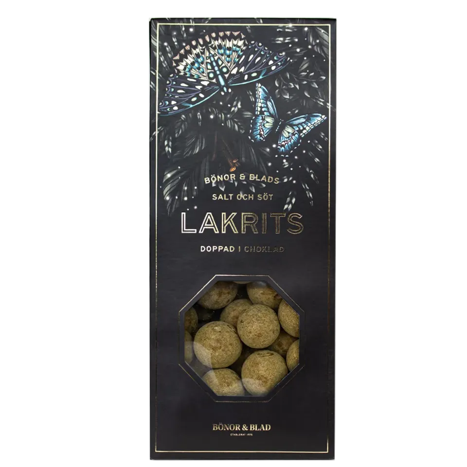 B&B Lakrits vit chokladlakritskula saltlakrits