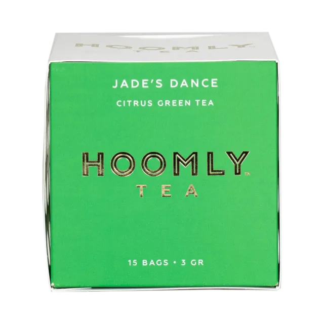 Hoomly Tea Jade's Dance grönt te 15 påsar citrus