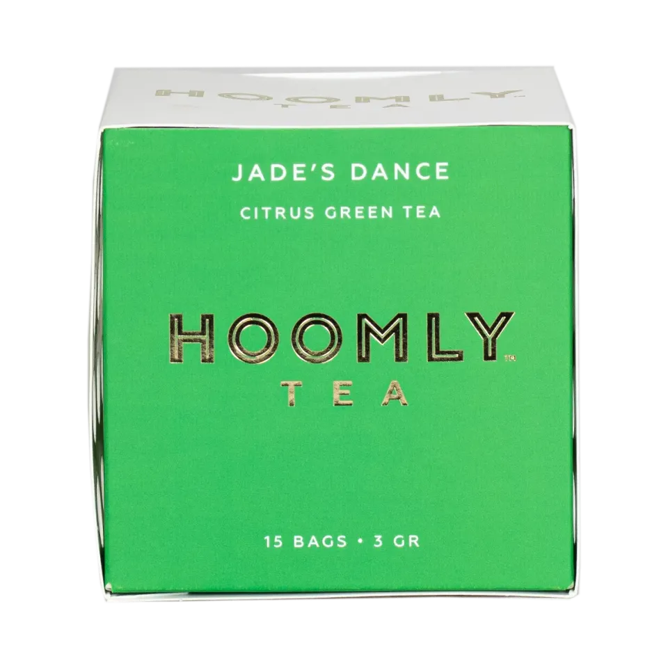 Hoomly Tea Jade's Dance grönt te 15 påsar citrus
