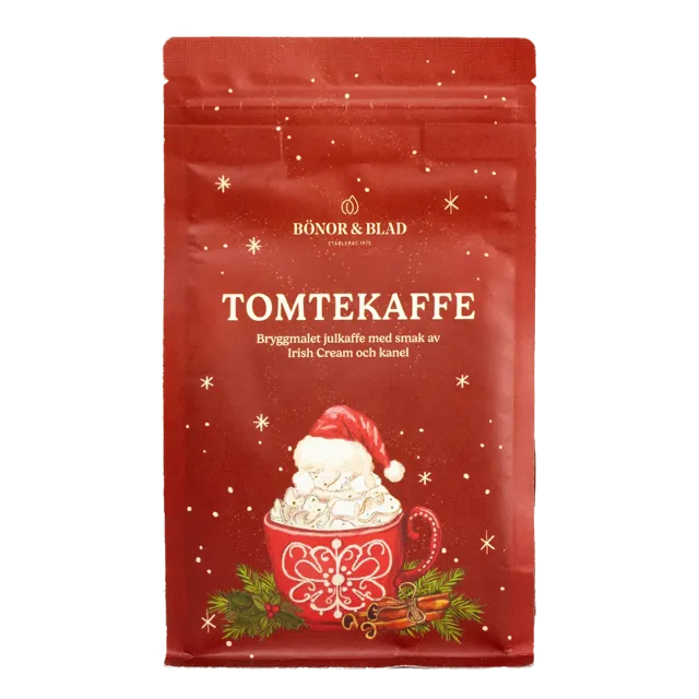 Bönor & Blad Tomtekaffe julkaffe 250 g kanel irish cream