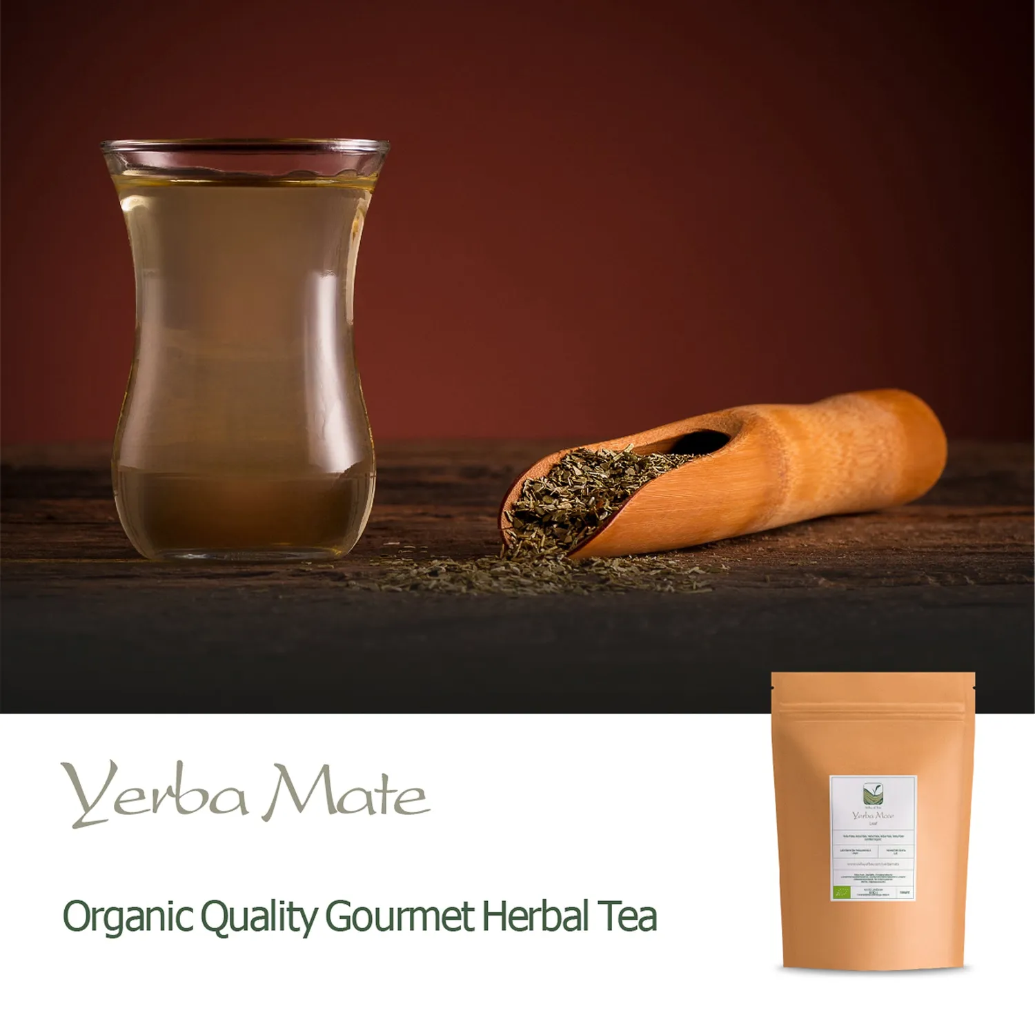 Valley of Tea Yerba Mate bladte 100g koffein