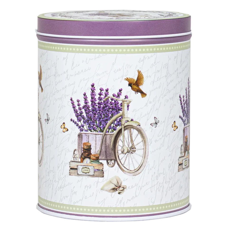 Bönor & Blad Lavendel Rund Large teburk 250 g plåt