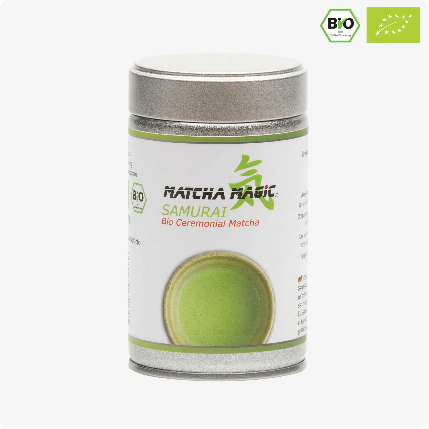 Matcha Magic Samurai Ceremonial matcha 30g jadefärg
