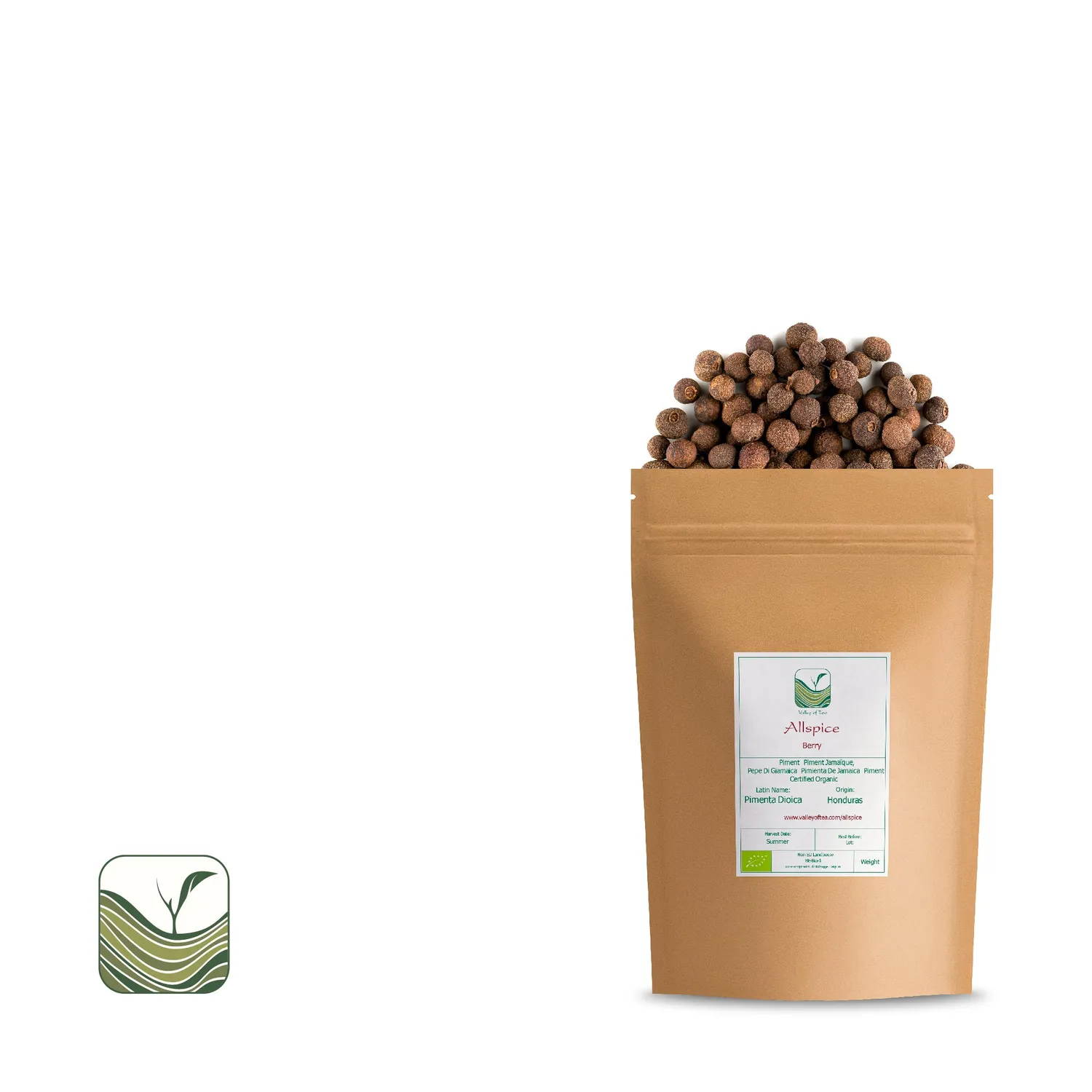 Valley of Tea Kryddpeppar hel 100g lösvikt ekologisk