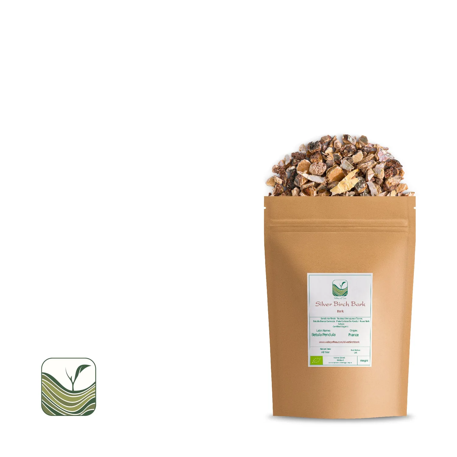 Valley of Tea Vårtbjörksbark örtte 200g