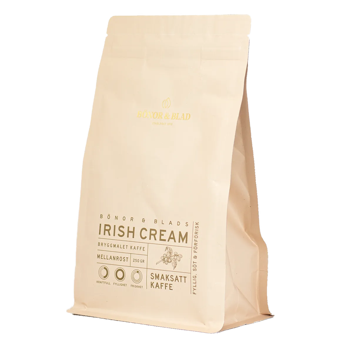 Bönor & Blad Irish Cream bryggkaffe 250 g malet