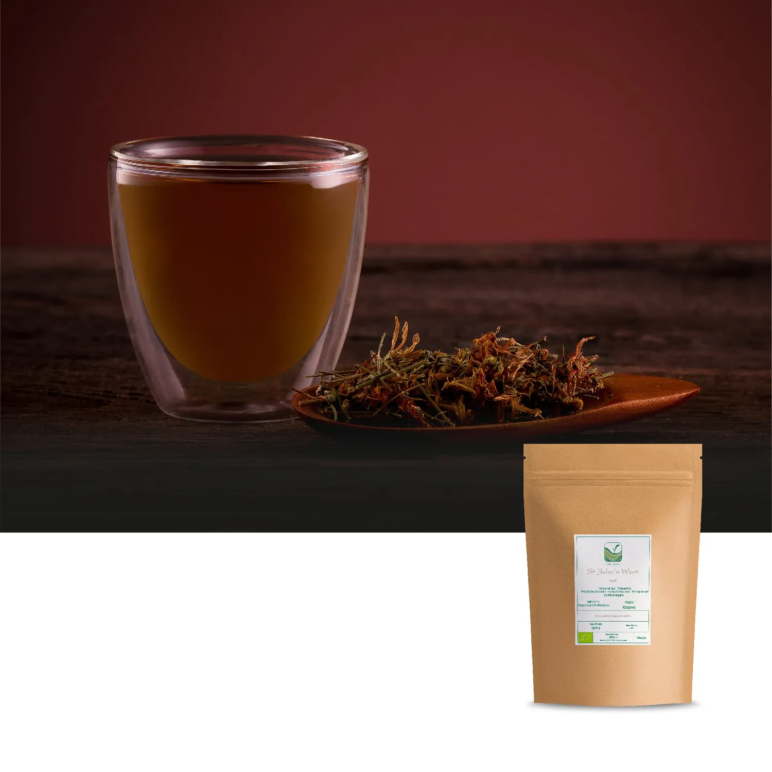 Valley of Tea Johannesört örtte 100g lösvikt ekologisk