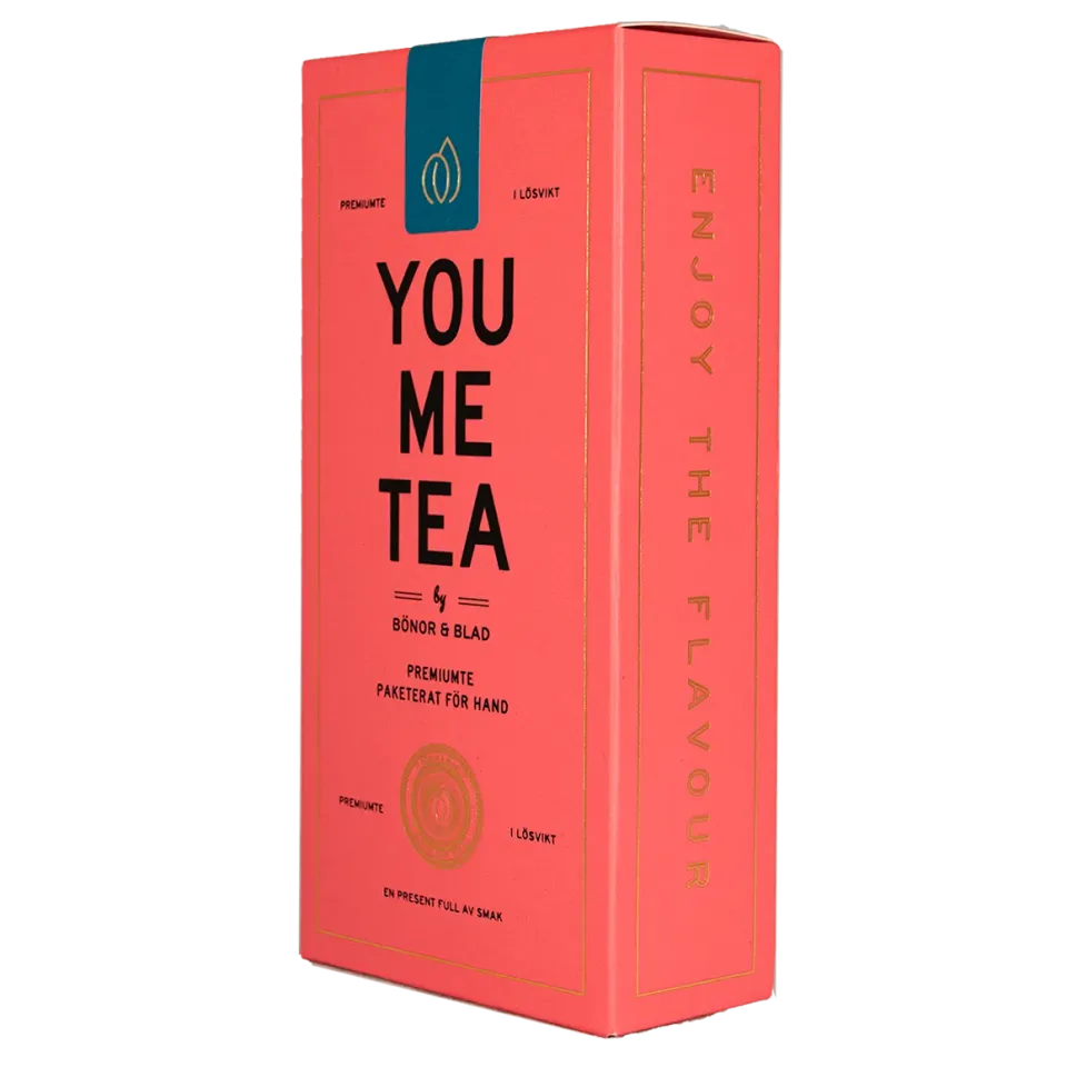 Bönor & Blad You Me Tea Söderte svart te 90 g rosor