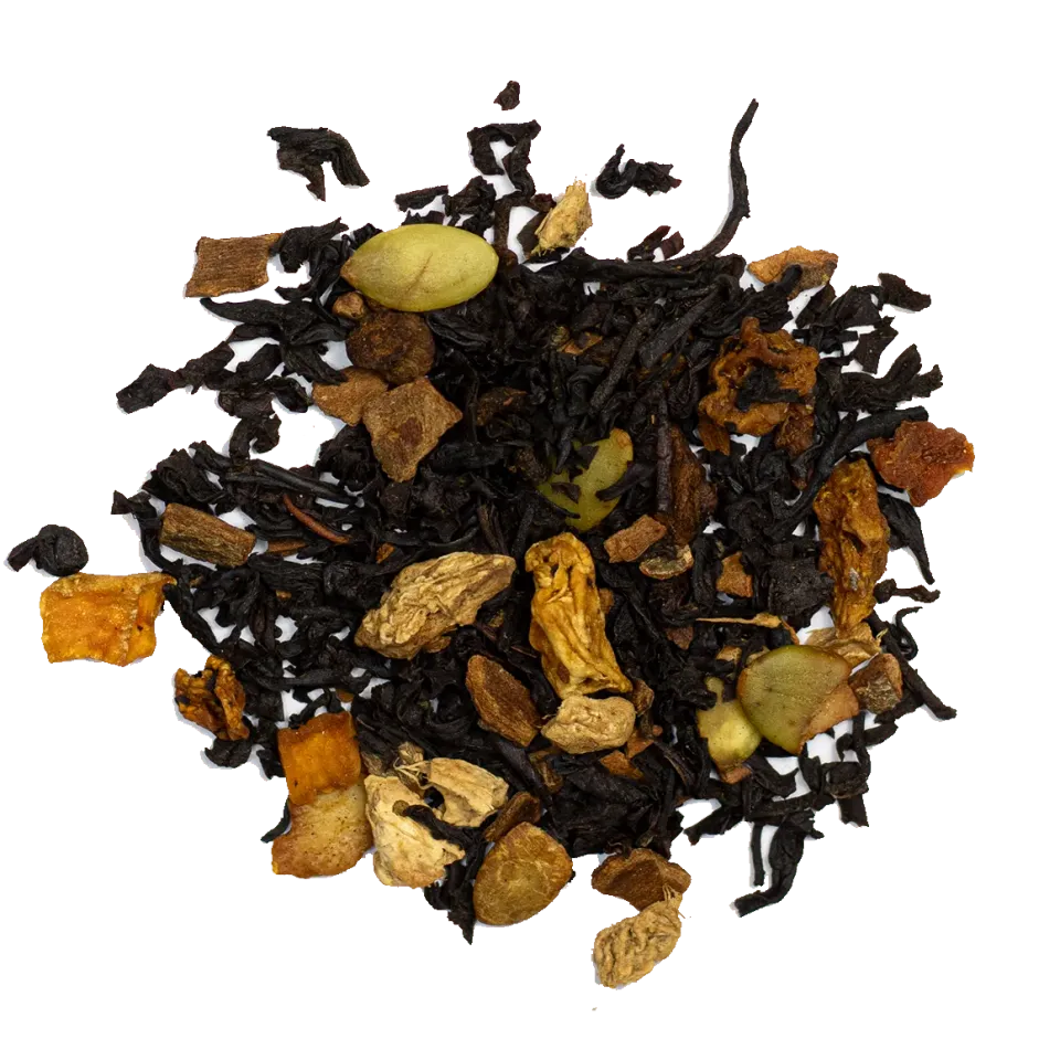 Bönor & Blad Pumpkin Chai svart te 100 gr kryddig