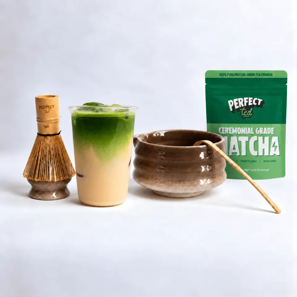 Perfect Ted Brown Matcha Set matchaset skål chasen 30g
