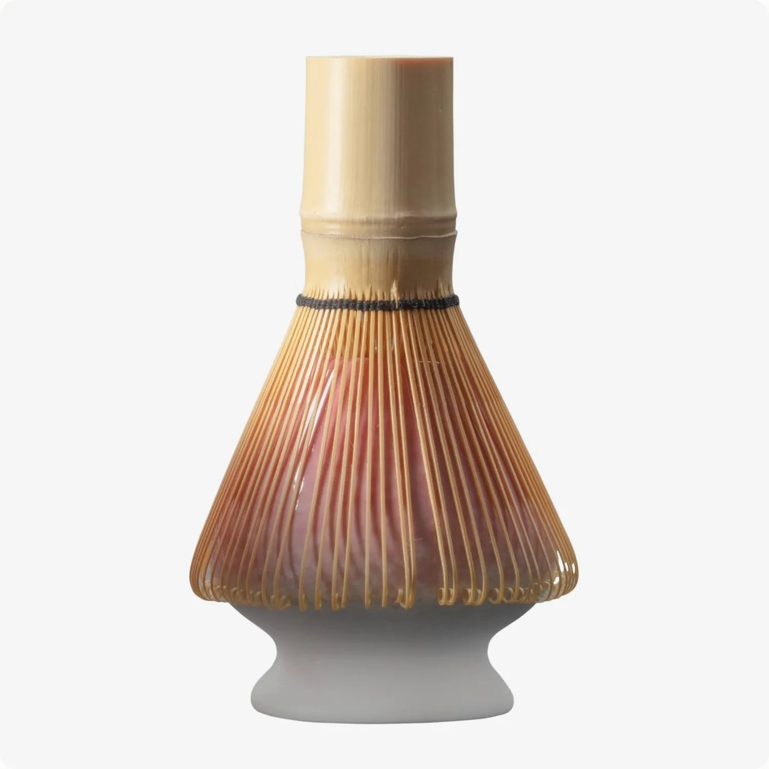 Matcha Magic Pinku visphållare vit rosa porslin