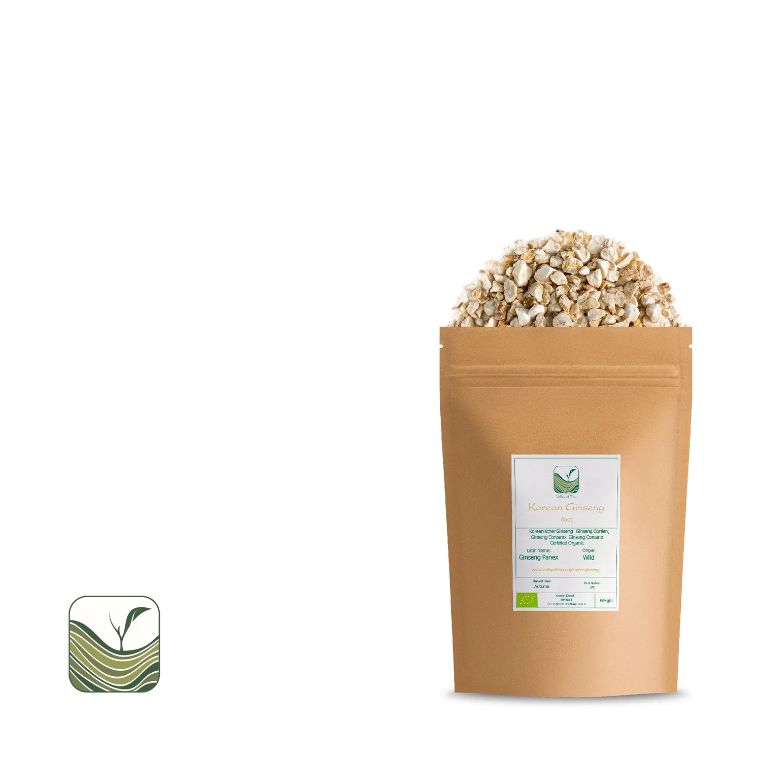 Valley of Tea koreansk ginseng rot 20g ekologisk