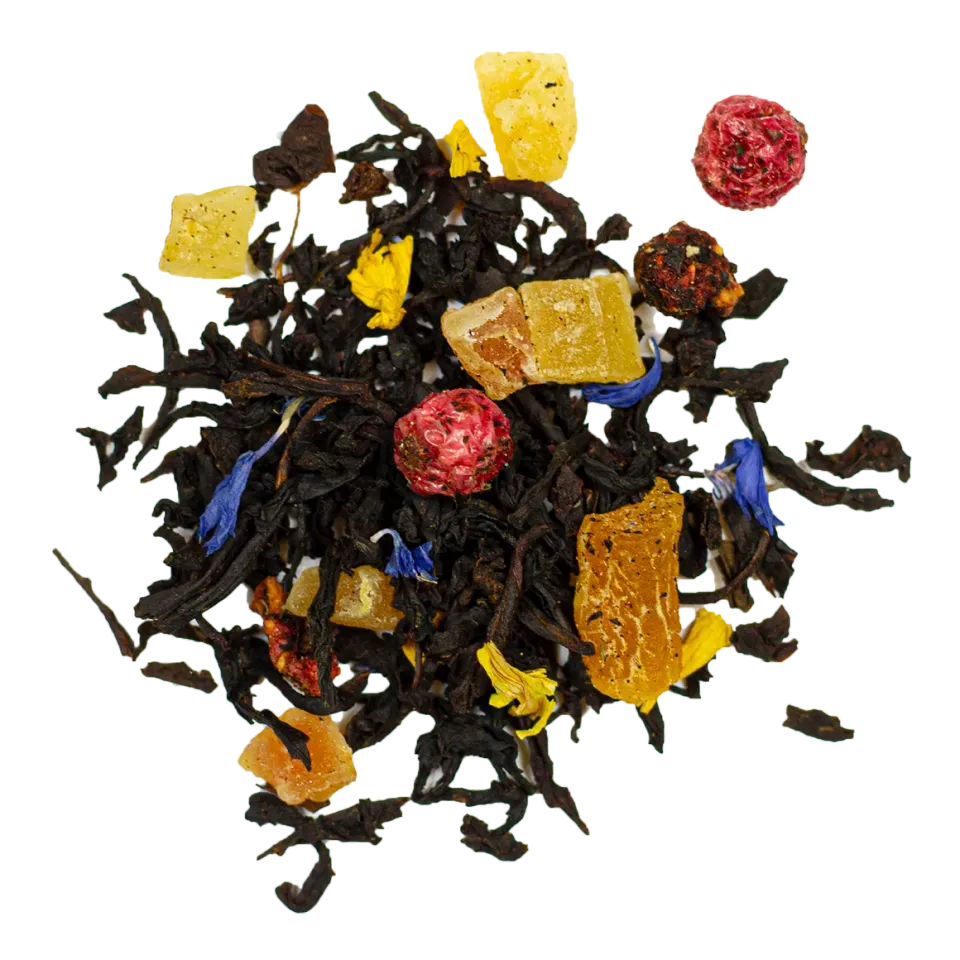 Bönor & Blad Bahamas svart te 100 g vanilj