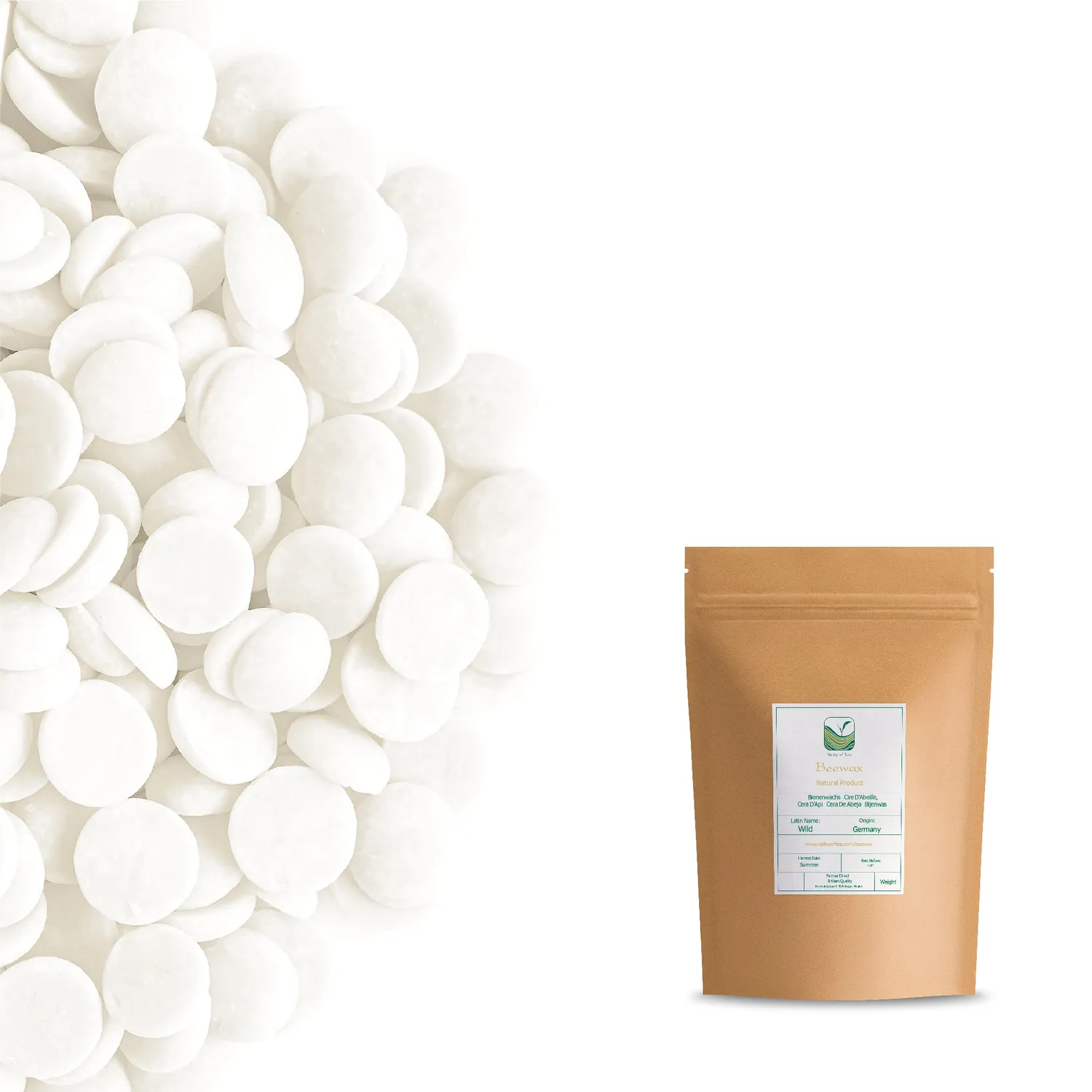 Valley of Tea bivax 100 g ekologiskt råvax