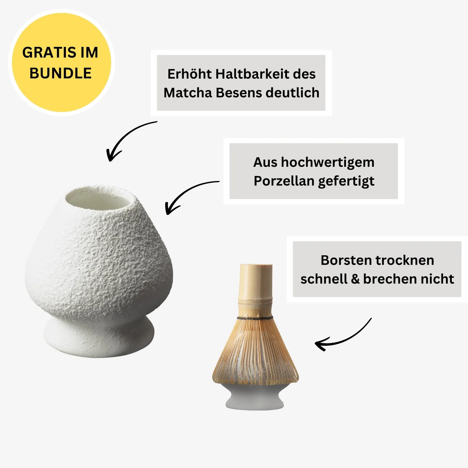 Matcha Magic All in One bundle 4x30 g + matchaset