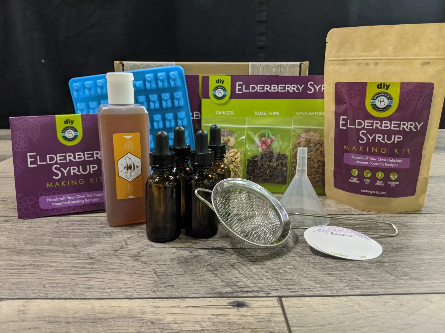 Birds & Bees Tea Elderberry sirapskit Basic fläderbär