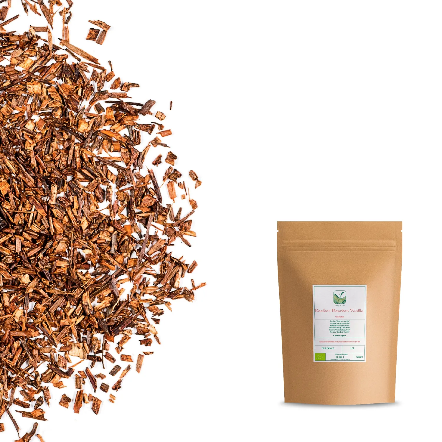 Valley of Tea Rooibos Bourbon Vanilj te lösvikt 100g