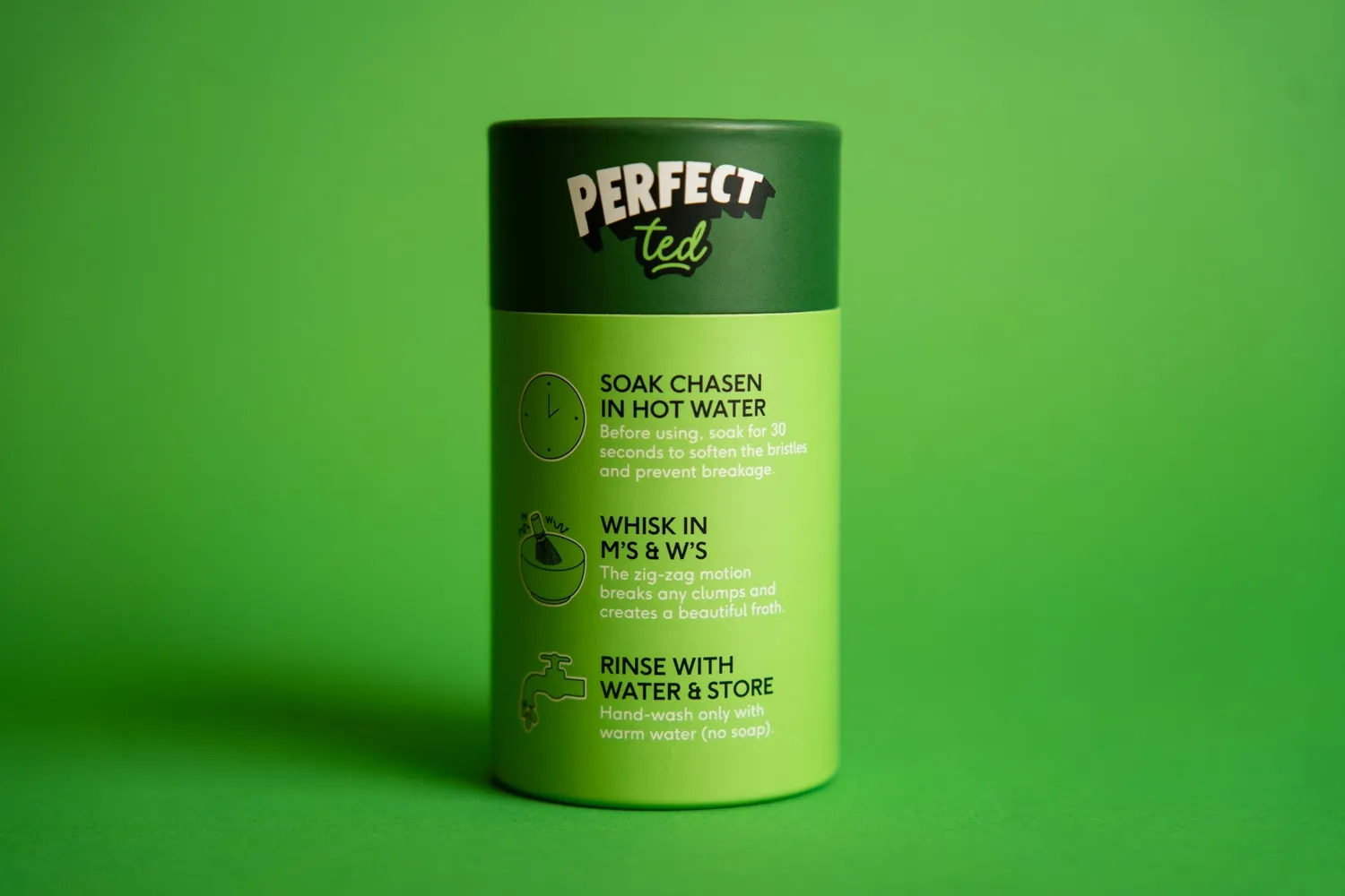 Perfect Ted Bamboo Matcha visp chasen bambu