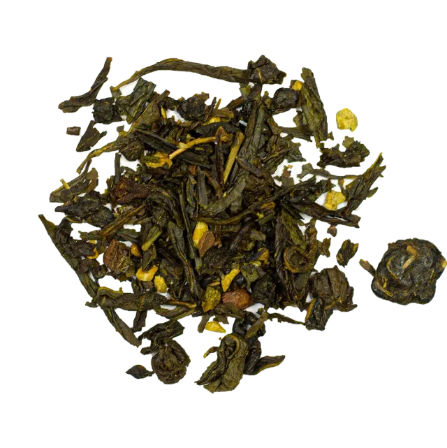 Bönor & Blad Grön Chai grönt te 100 g ingefära kanel