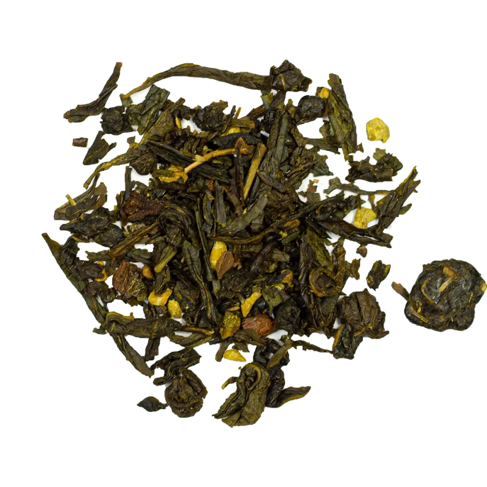 Bönor & Blad Grön Chai grönt te 100 g ingefära kanel
