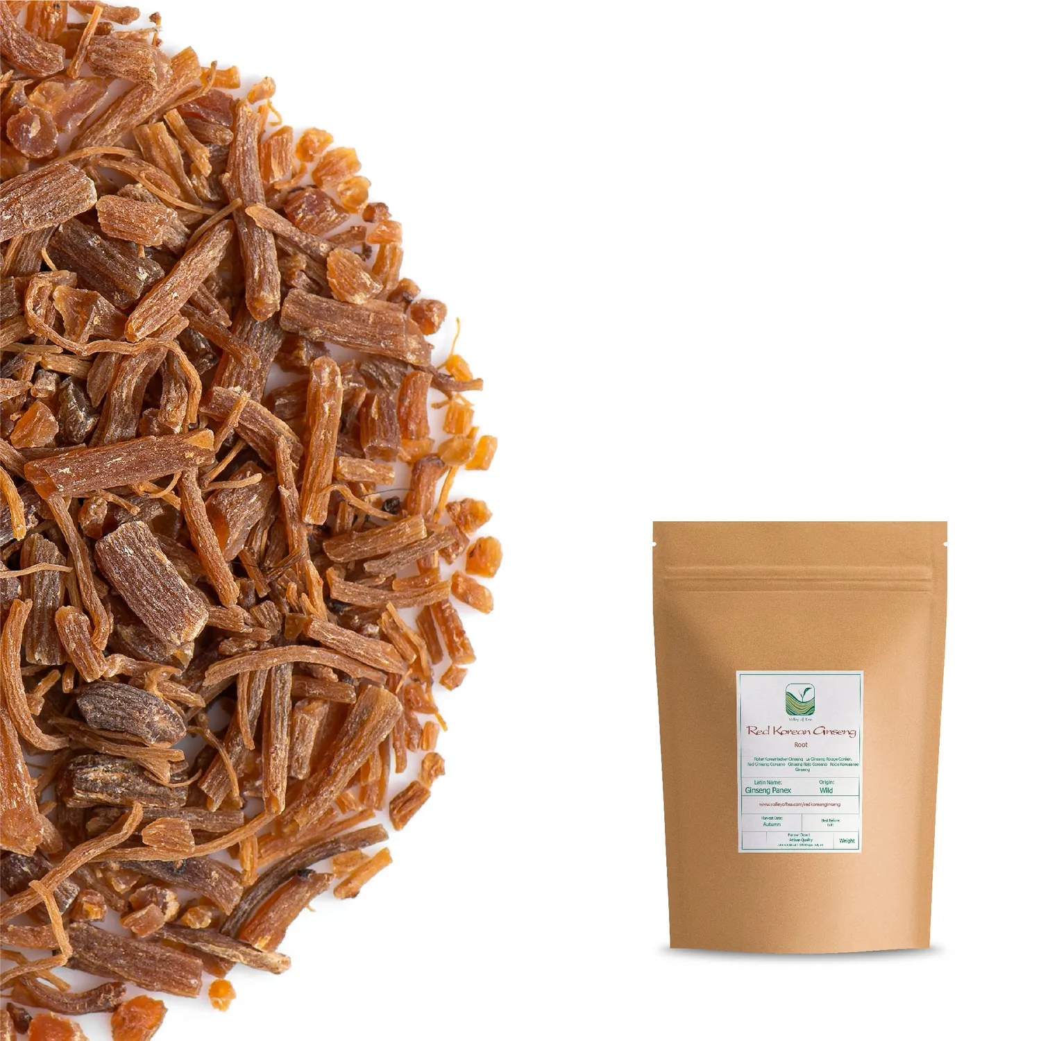 Valley of Tea Röd ginseng rot 20g lösvikt