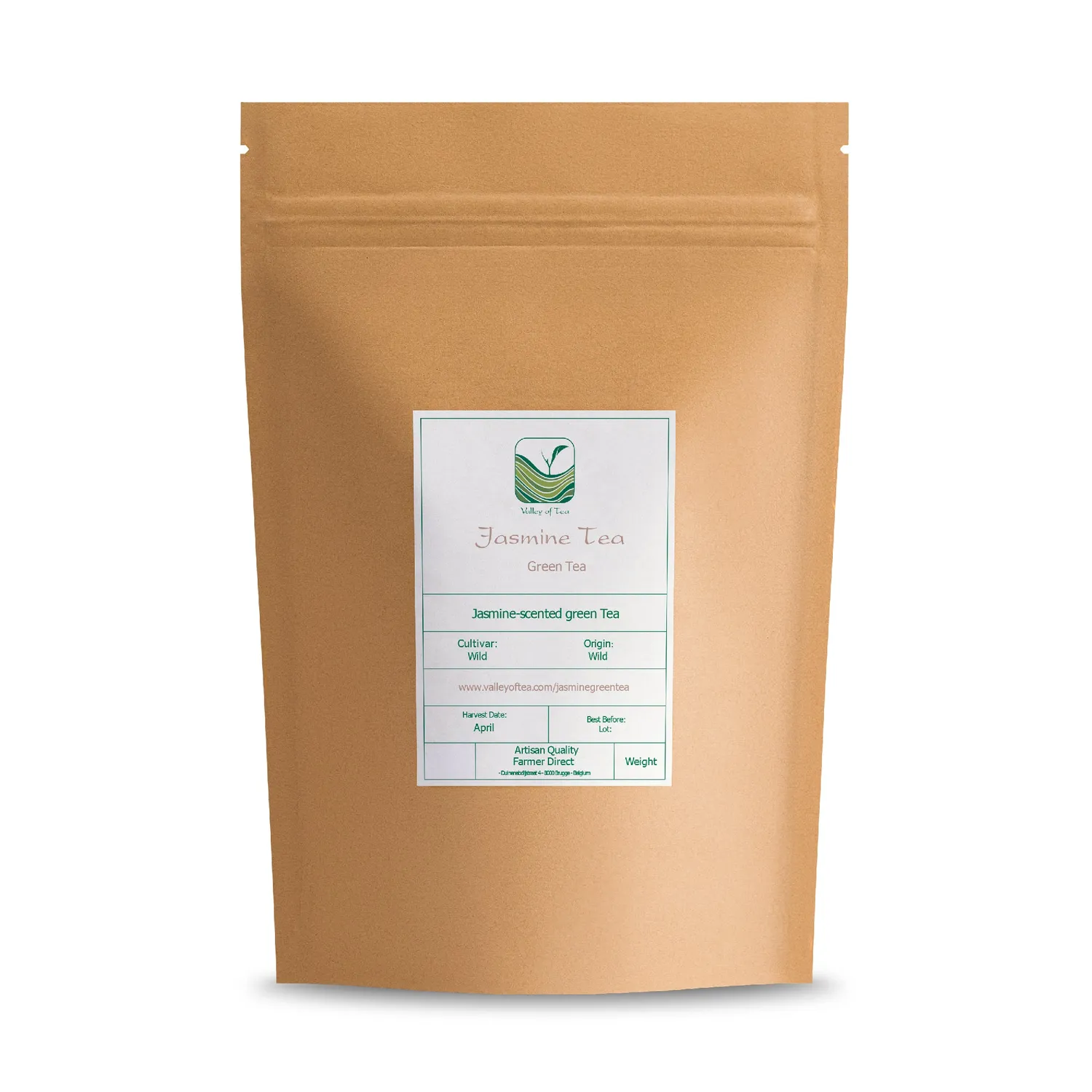 Valley of Tea Jasminte grönt te 100g lösvikt
