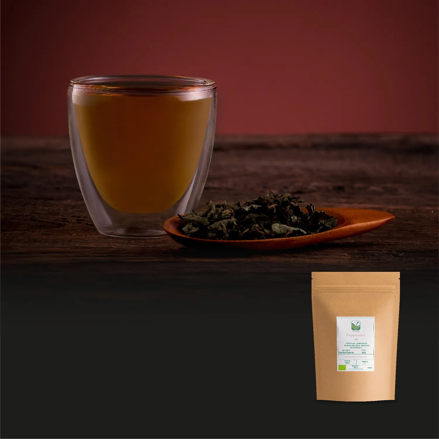 Valley of Tea Pepparmynta örtte 100g lösvikt sval