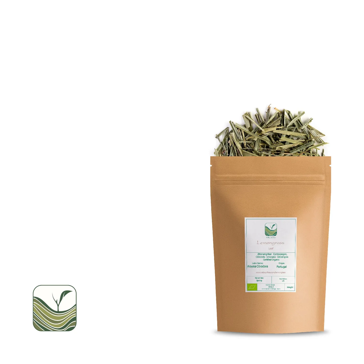 Valley of Tea Citrongräs örtte 700 g koffeinfri