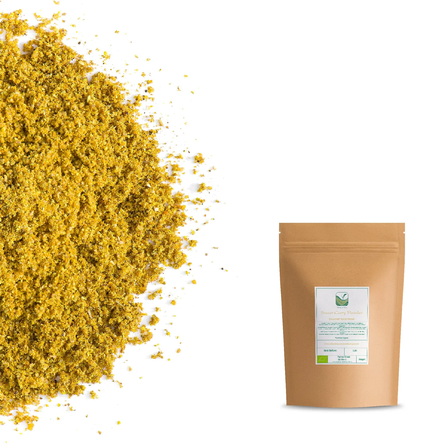 Valley of Tea Sött Curry pulver 100g mild blandning