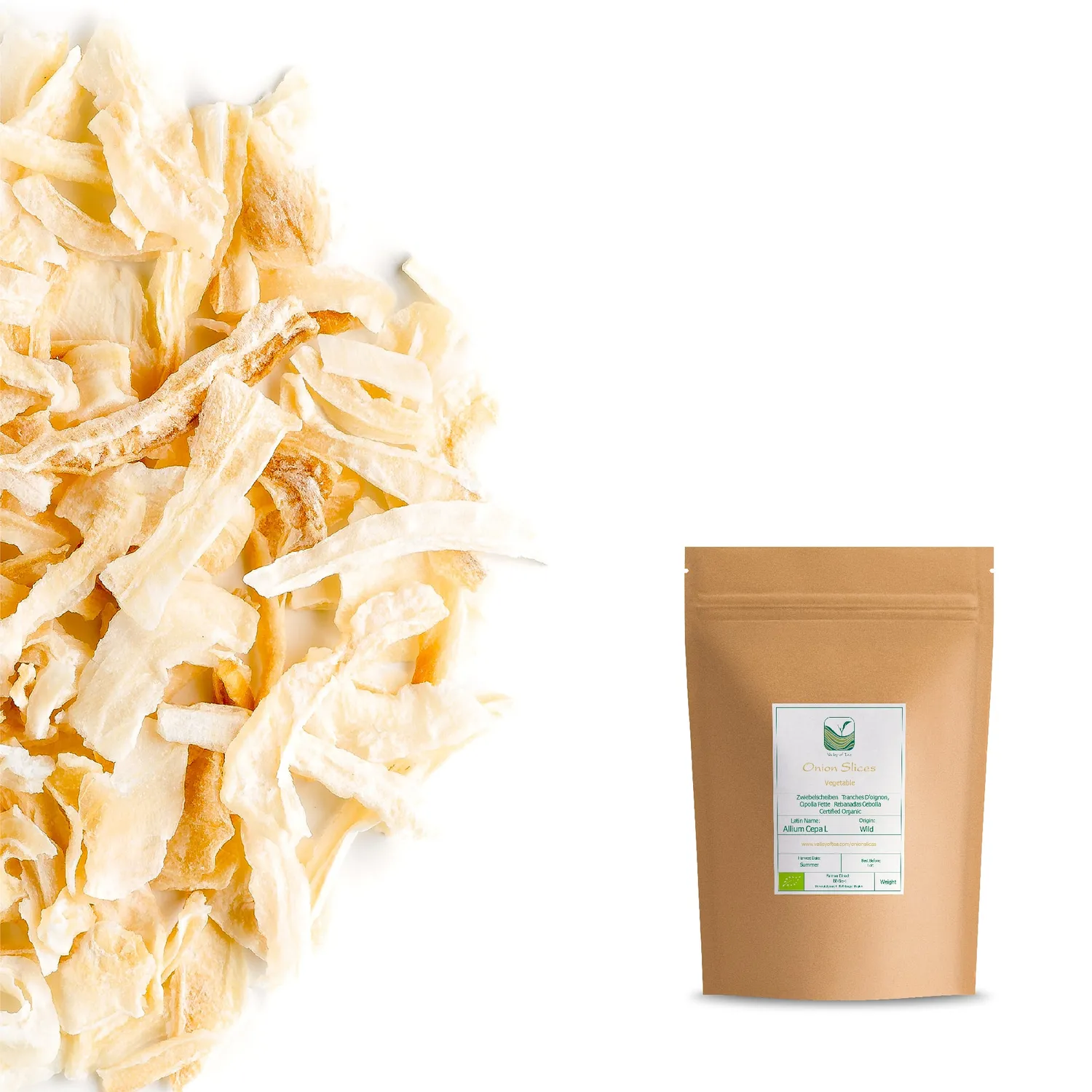 Valley of Tea Skivad Lök torkad 100g söt