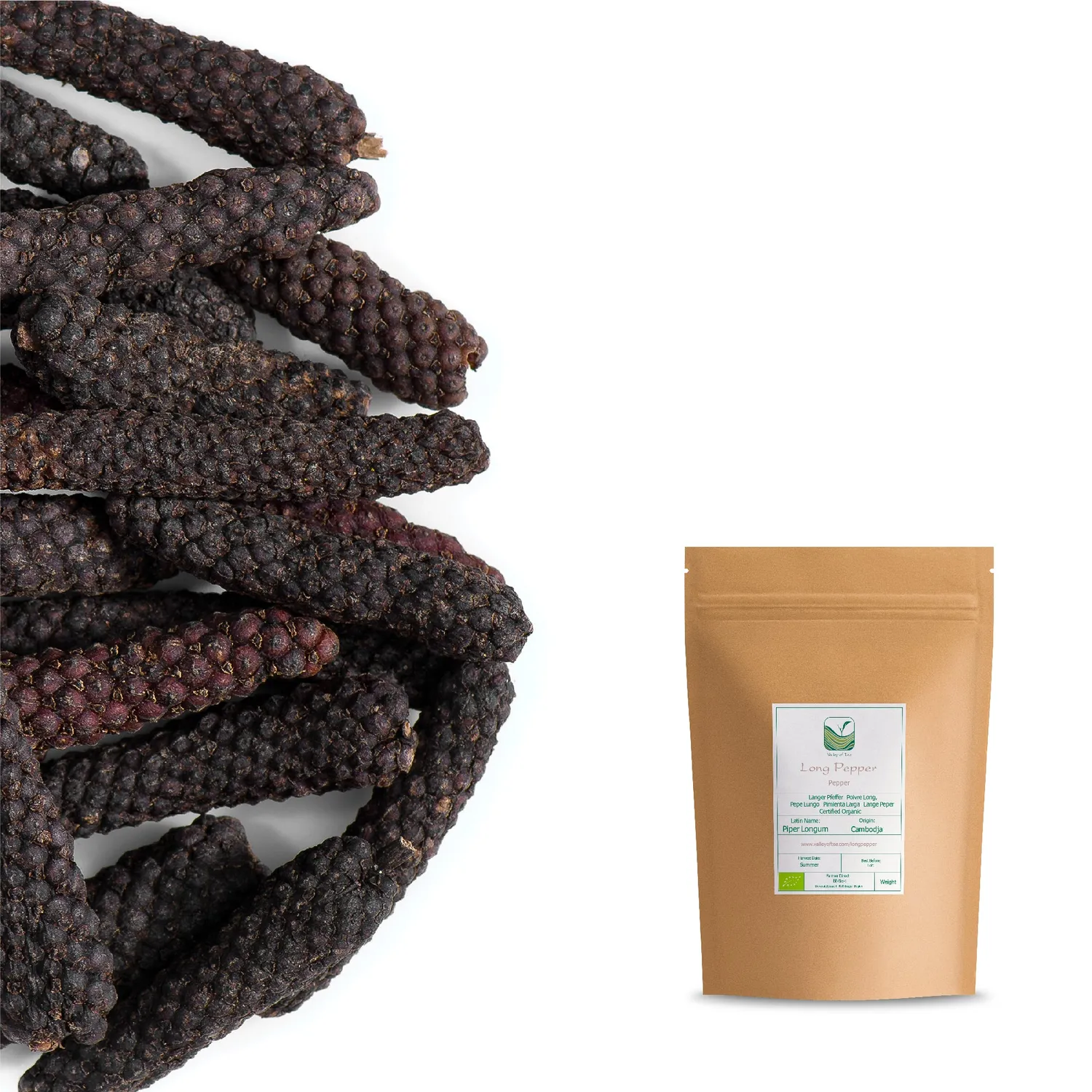 Valley of Tea Långpeppar krydda 50g stark