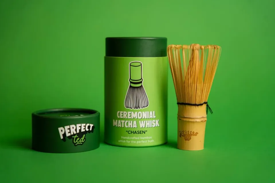 Perfect Ted Bamboo Matcha visp chasen bambu