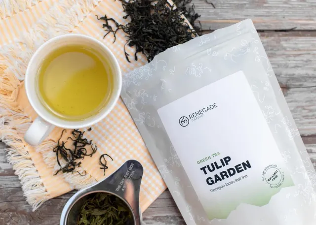 Renegade Tea Estate Tulip Garden grönt te 50 g vårskörd