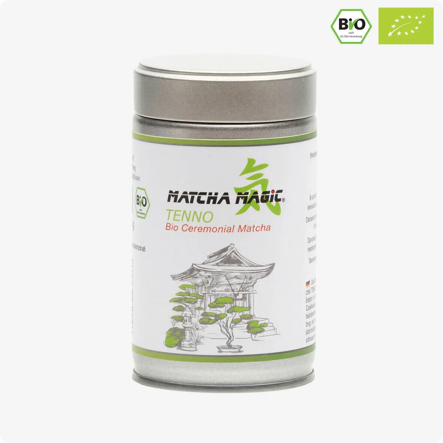 Matcha Magic Tenno ekologiskt matchapulver 30 g ceremoniell