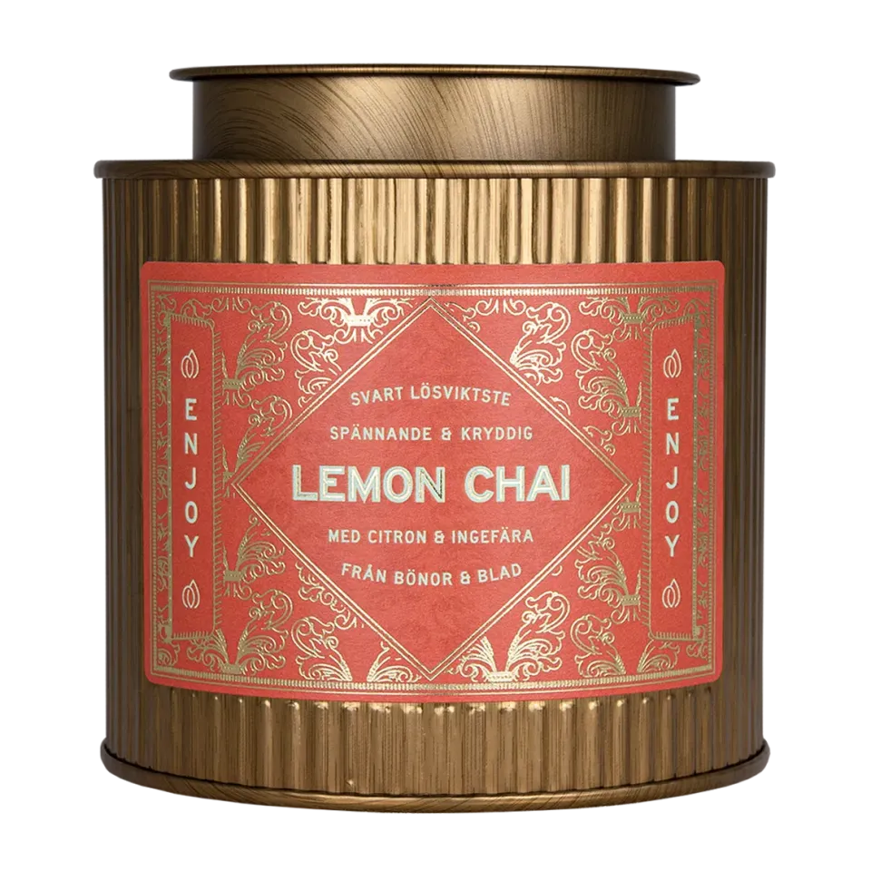 B&B Tea Collection Lemon Chai svart te 110 g