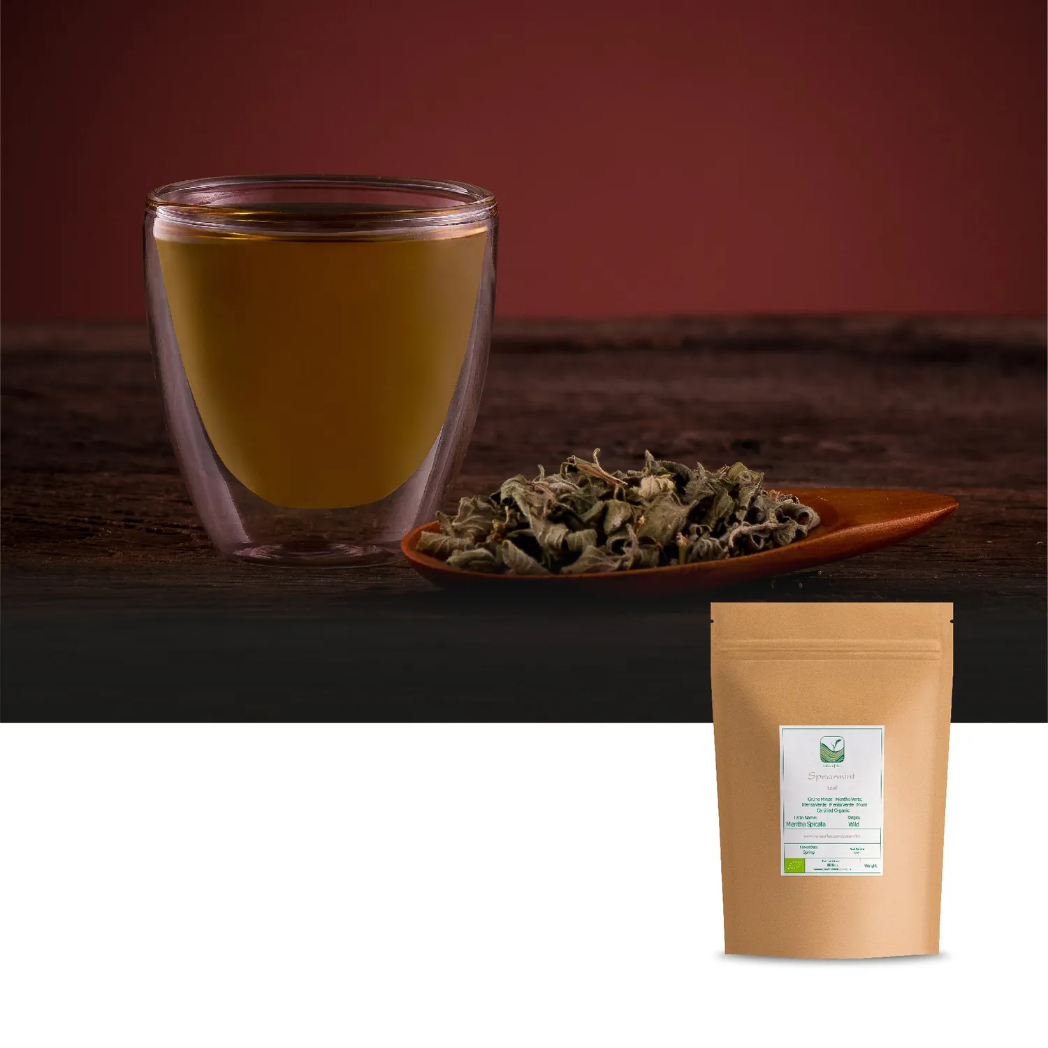 Valley of Tea Grönmynta örtte lösvikt 100g