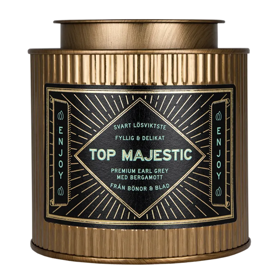 B&B Tea Collection Top Majestic Earl Grey svart te 110 g