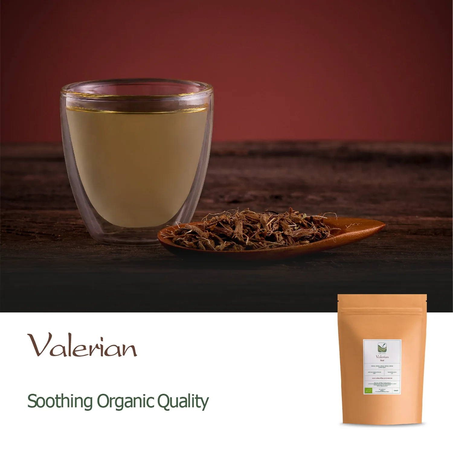 Valley of Tea Vänderot örtte lösvikt 100g barrskog