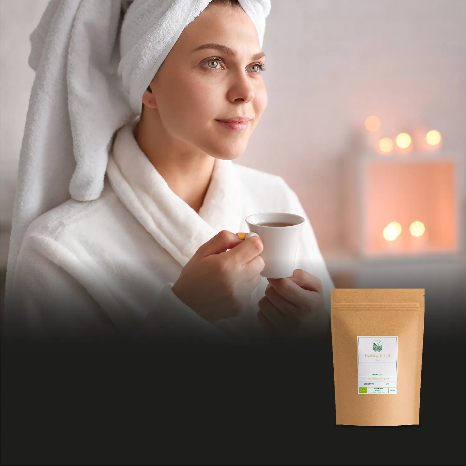 Valley of Tea Badblandning potpurri 100g lavendel
