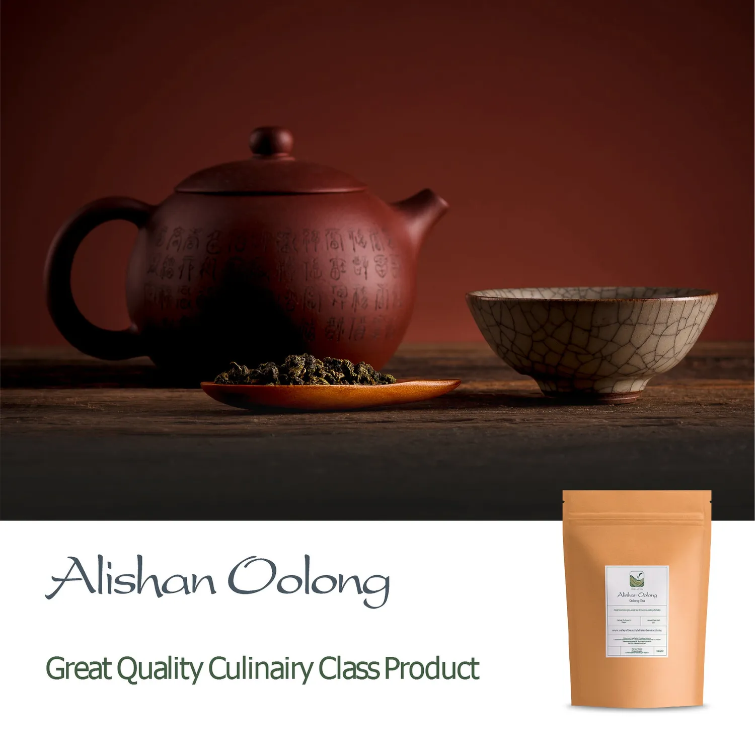 Valley of Tea Alishan oolongte 100g honungslen