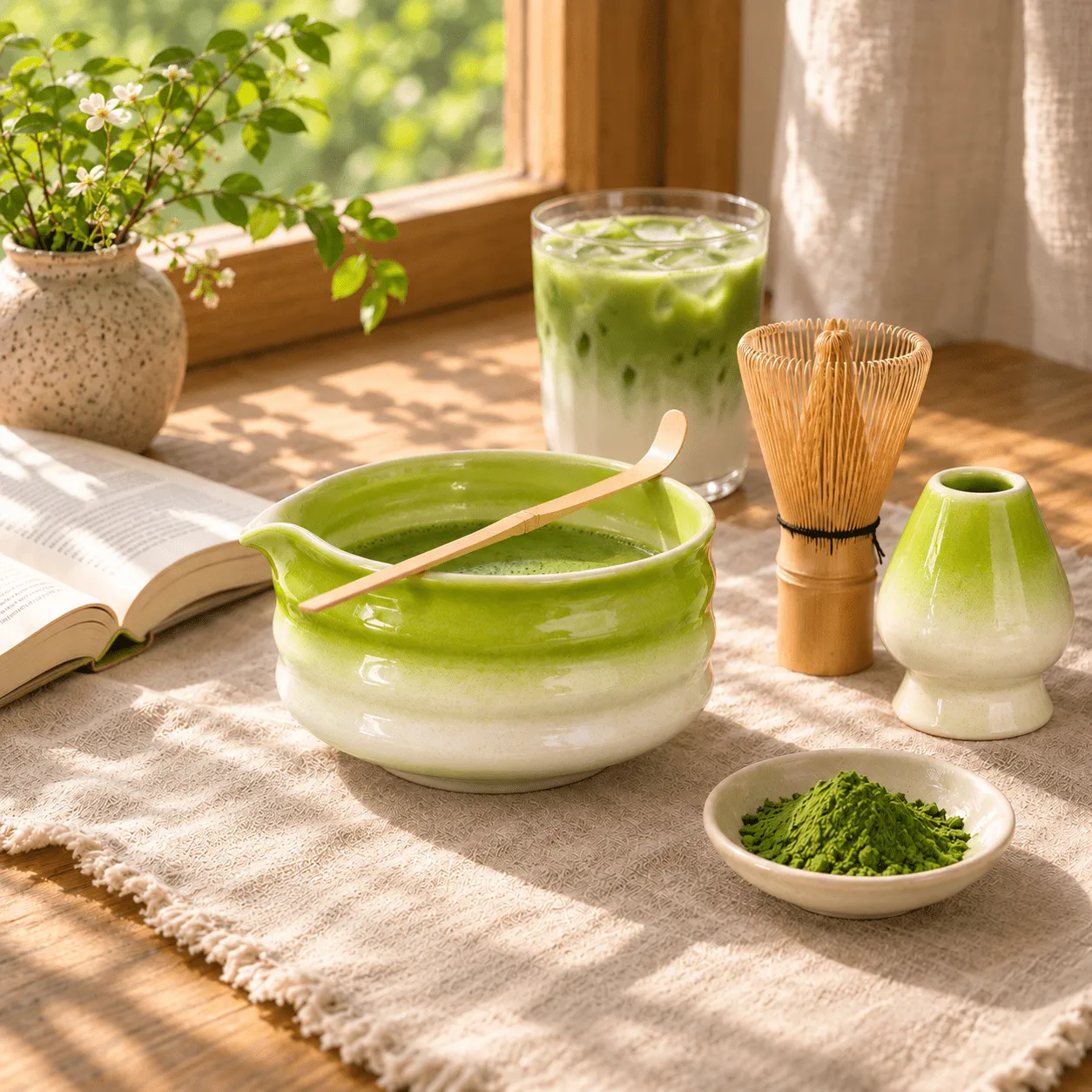 Perfect Ted matcha set skål visp 30 g ceremoniell