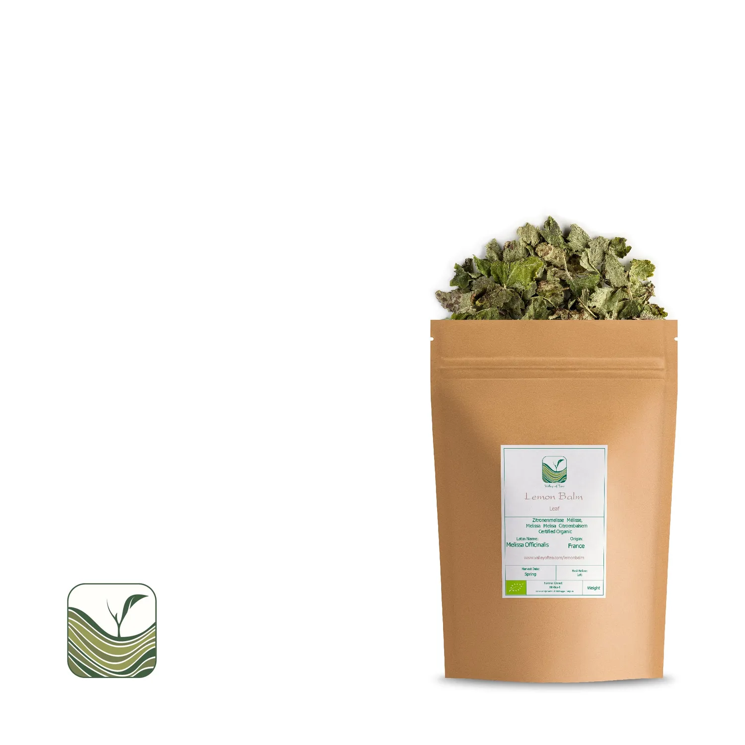 Valley of Tea Citronmeliss örtte 100 g lösvikt lugn
