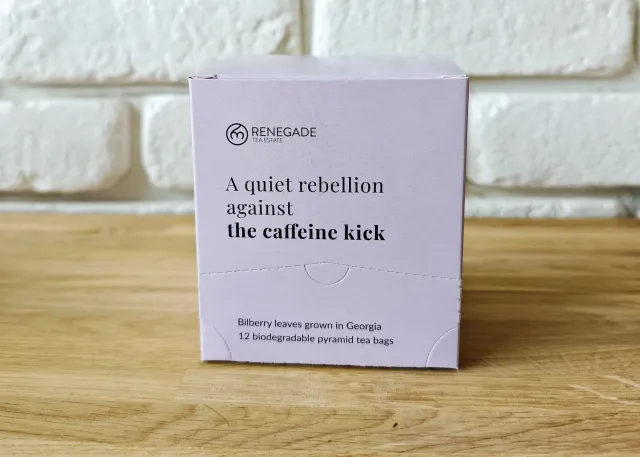 Renegade Tea Estate blåbärsbladste tepåsar 12-pack koffeinfri
