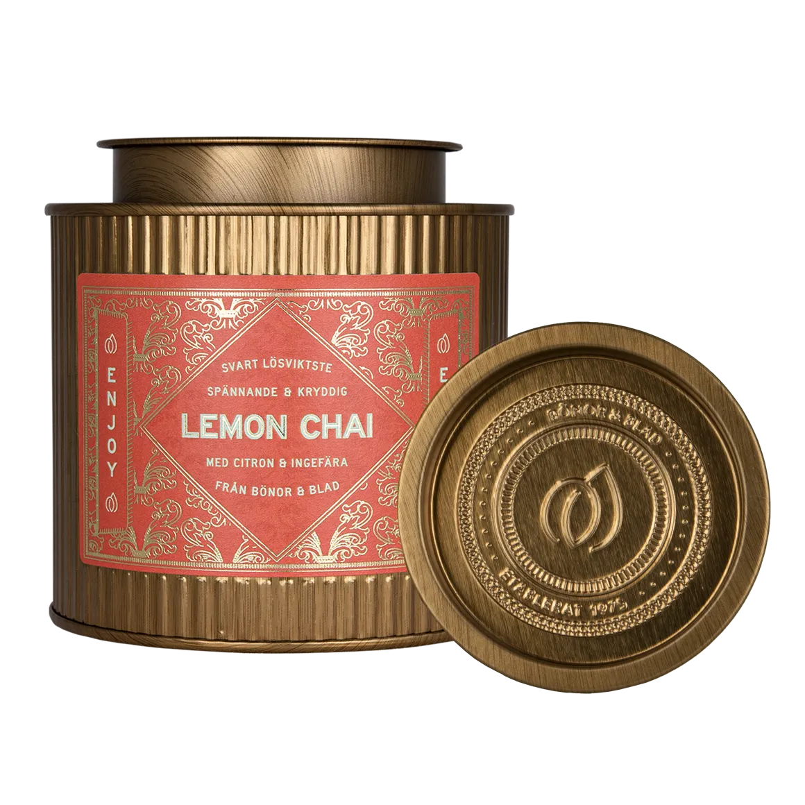 B&B Tea Collection Lemon Chai svart te 110 g