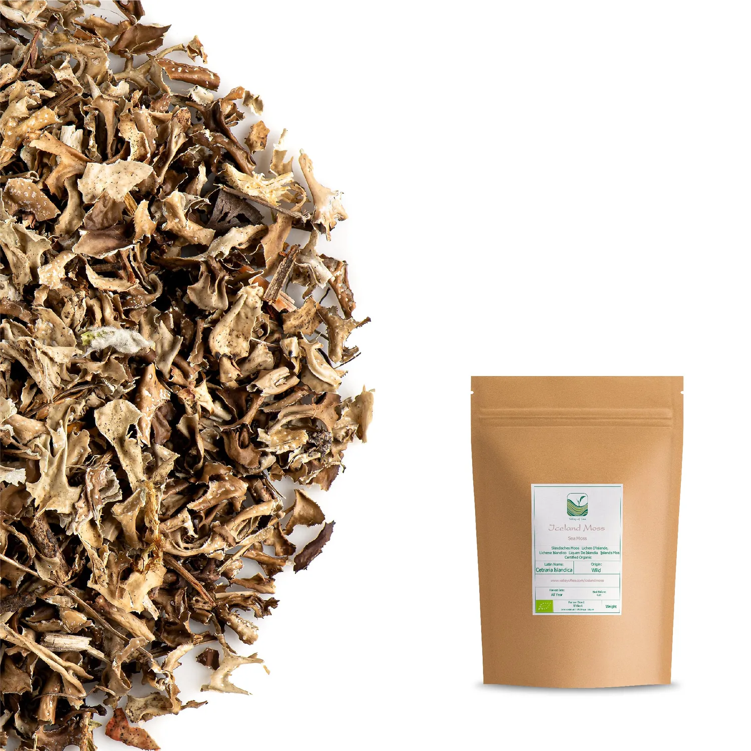 Valley of Tea Islandslav lösvikt 100g utan tillsatser