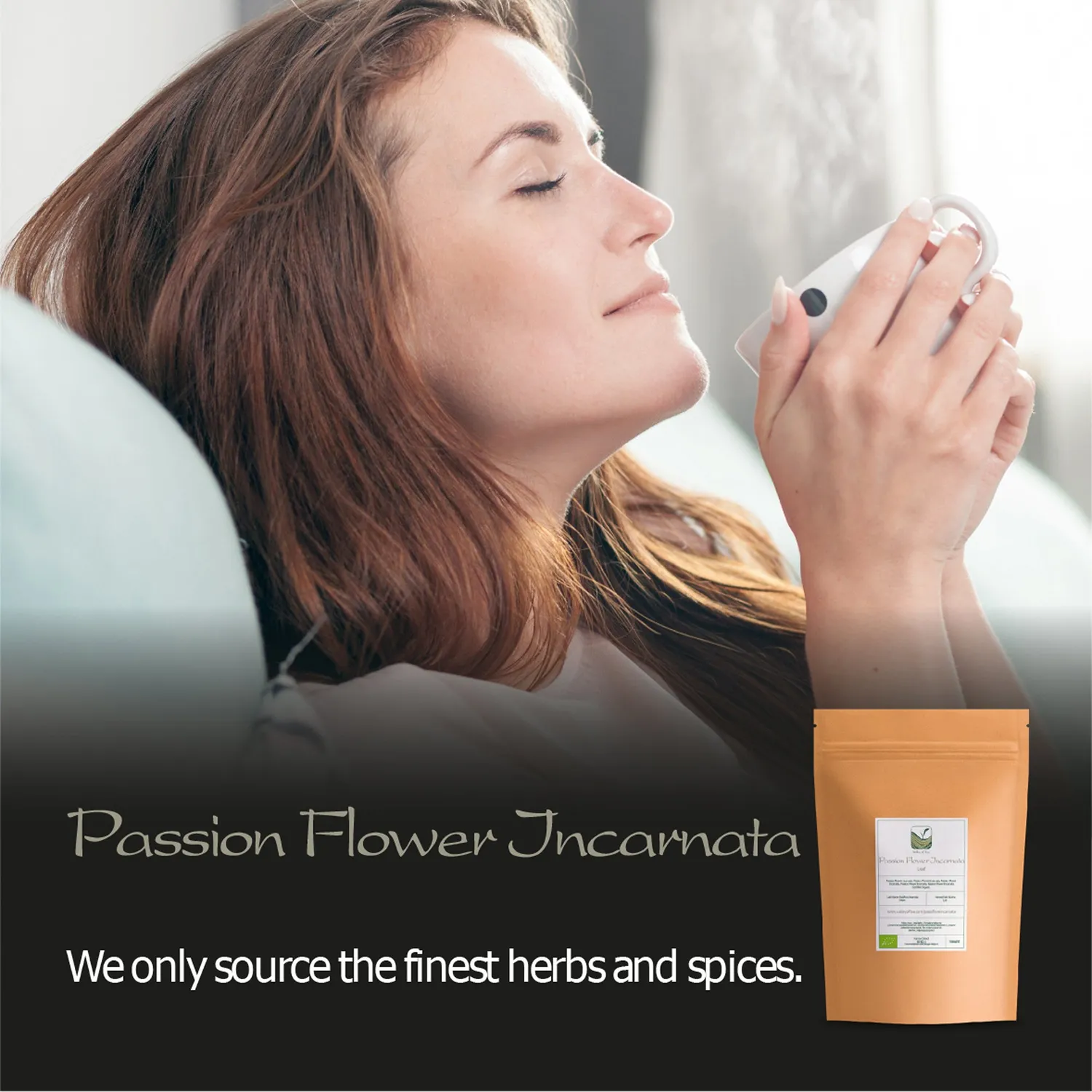 Valley of Tea Passionblomma blad te 100g koffeinfritt